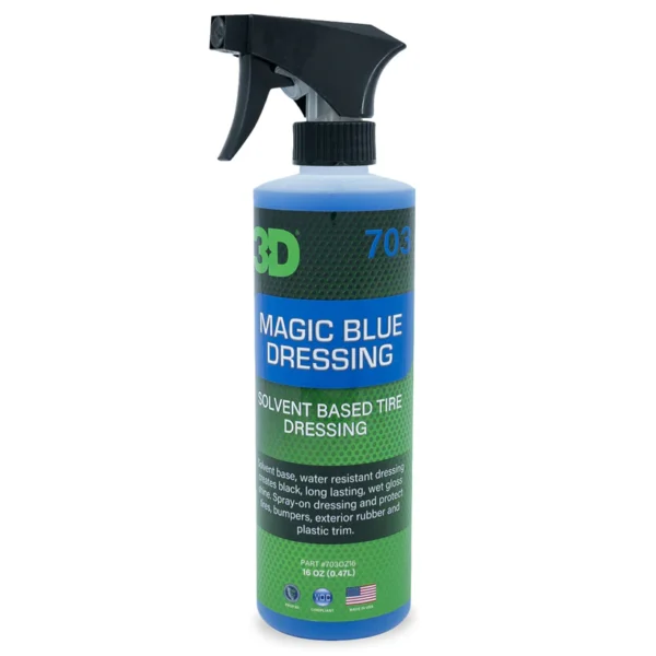Solutie pentru anvelope 3D Car Care Magic Blue Dressing – Tire shine