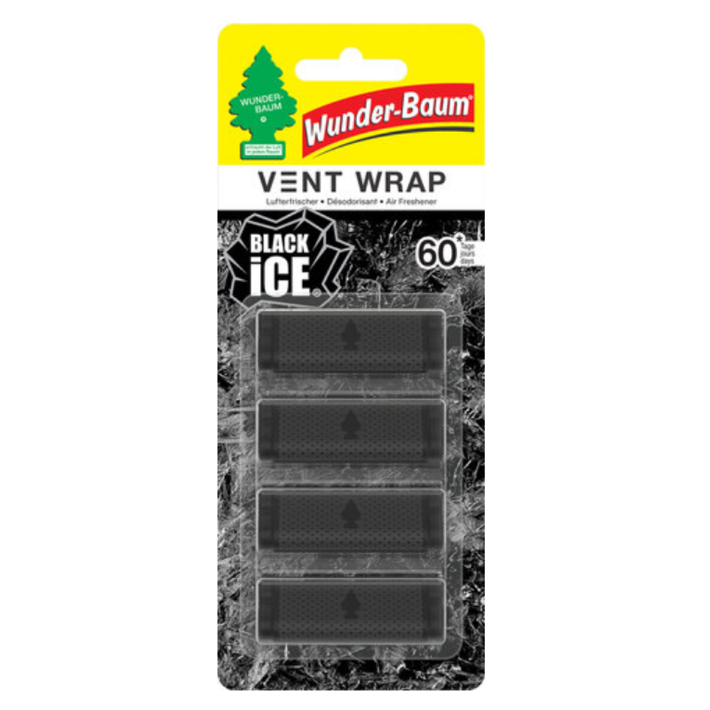 Wunder-Baum Vent Wrap , Odorizant Auto , Black Ice